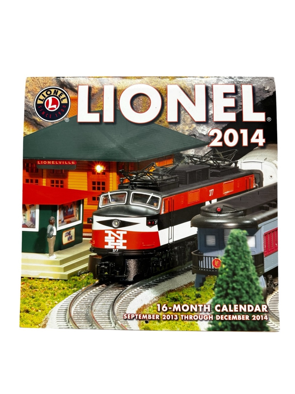 2014 Lionel model train calendar, 16-month, MAY/JUNE PAGE DETACHED